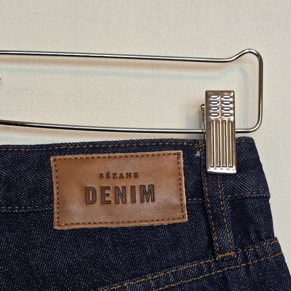 Sezane Dark Blue Indigo Denim High Rise 28 | Non stretch - Picture 7 of 13